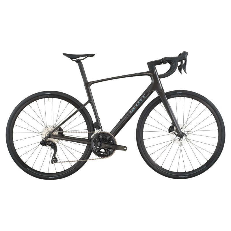2026 Scott Addict 40 Carbon Road Bike in Carbon Black