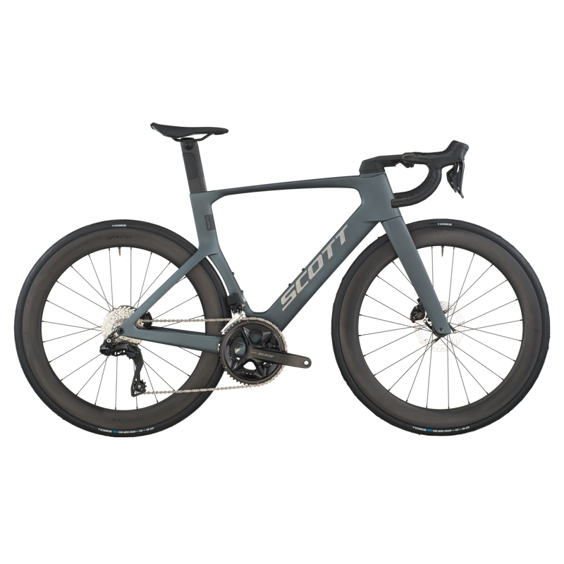 2026 Scott Foil RC 20 Aero Carbon Road Bike in Carbon Grey