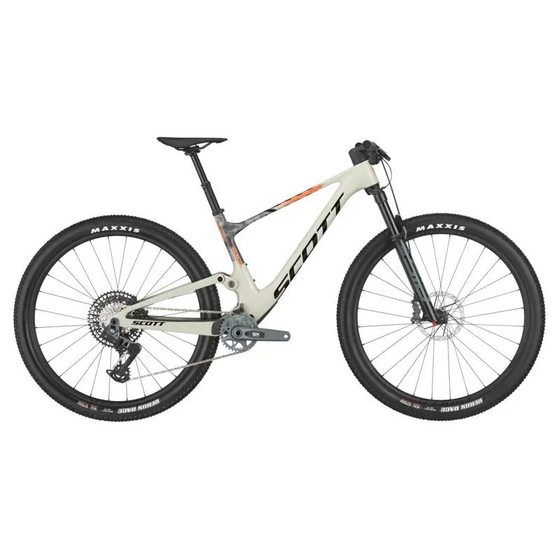 2025 Scott Spark RC Team Issue Mountain Bike in Pastel Grey/Dim Grey