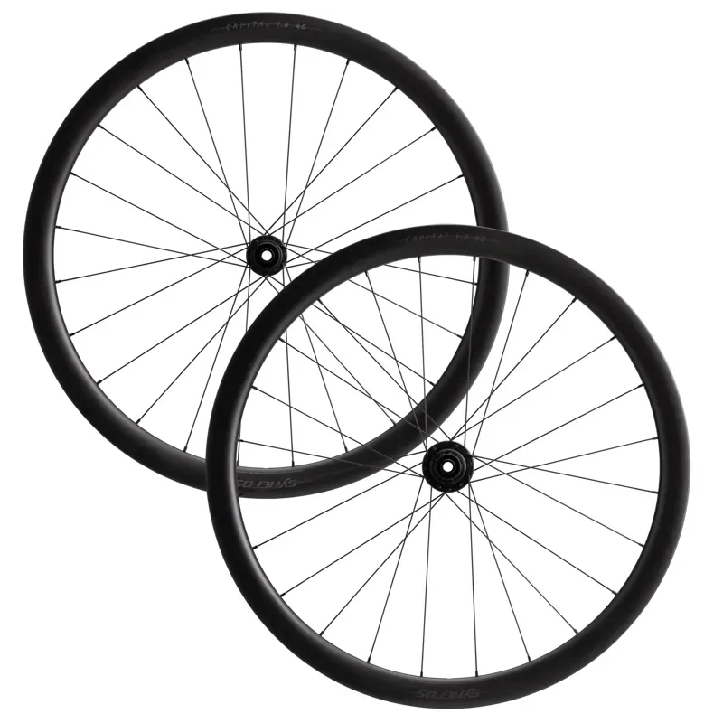 Scott Syncros Capital 1.0 40 700c Wheelset in Black Matt