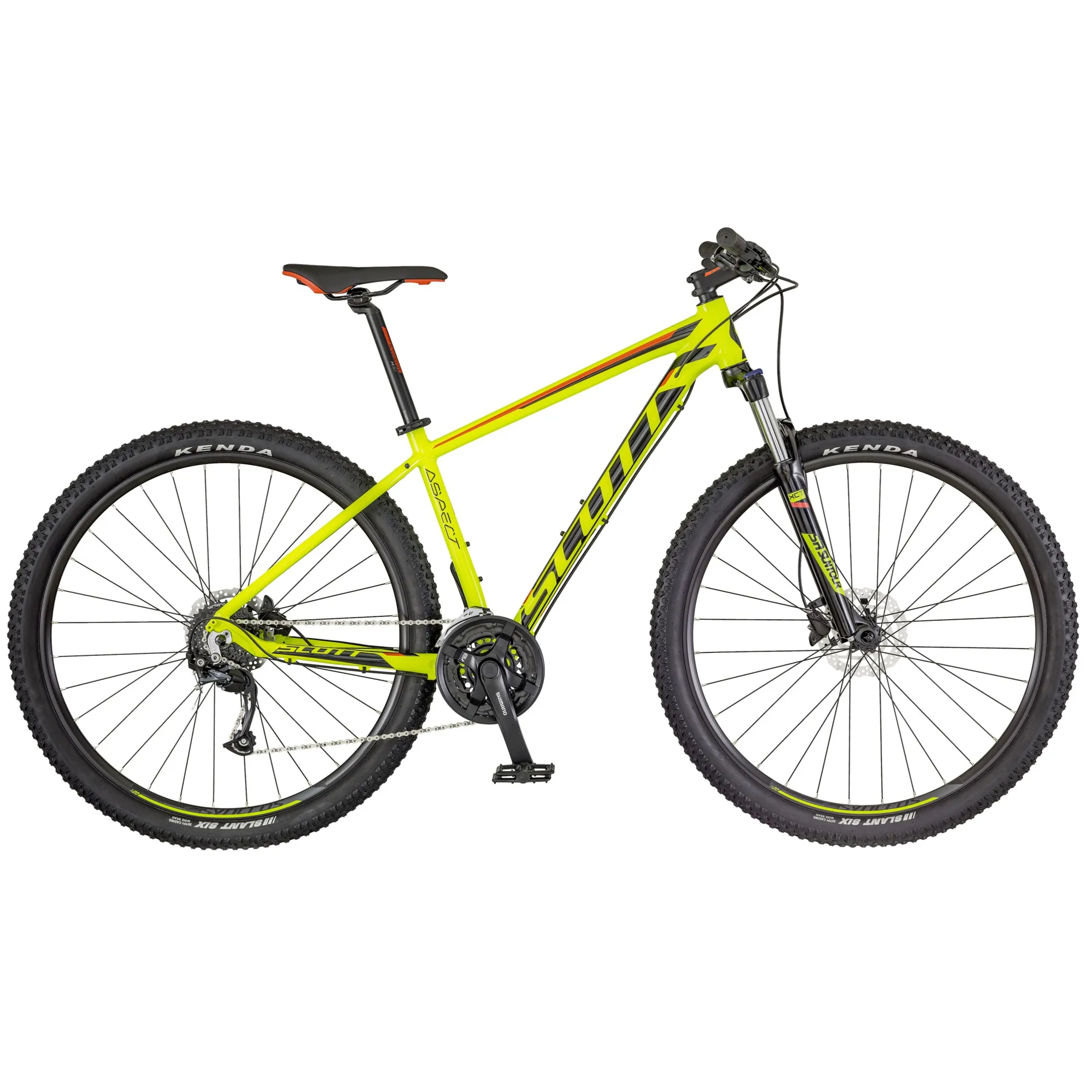 2018 Scott Aspect 950 Mountain Bike Yellow/Red