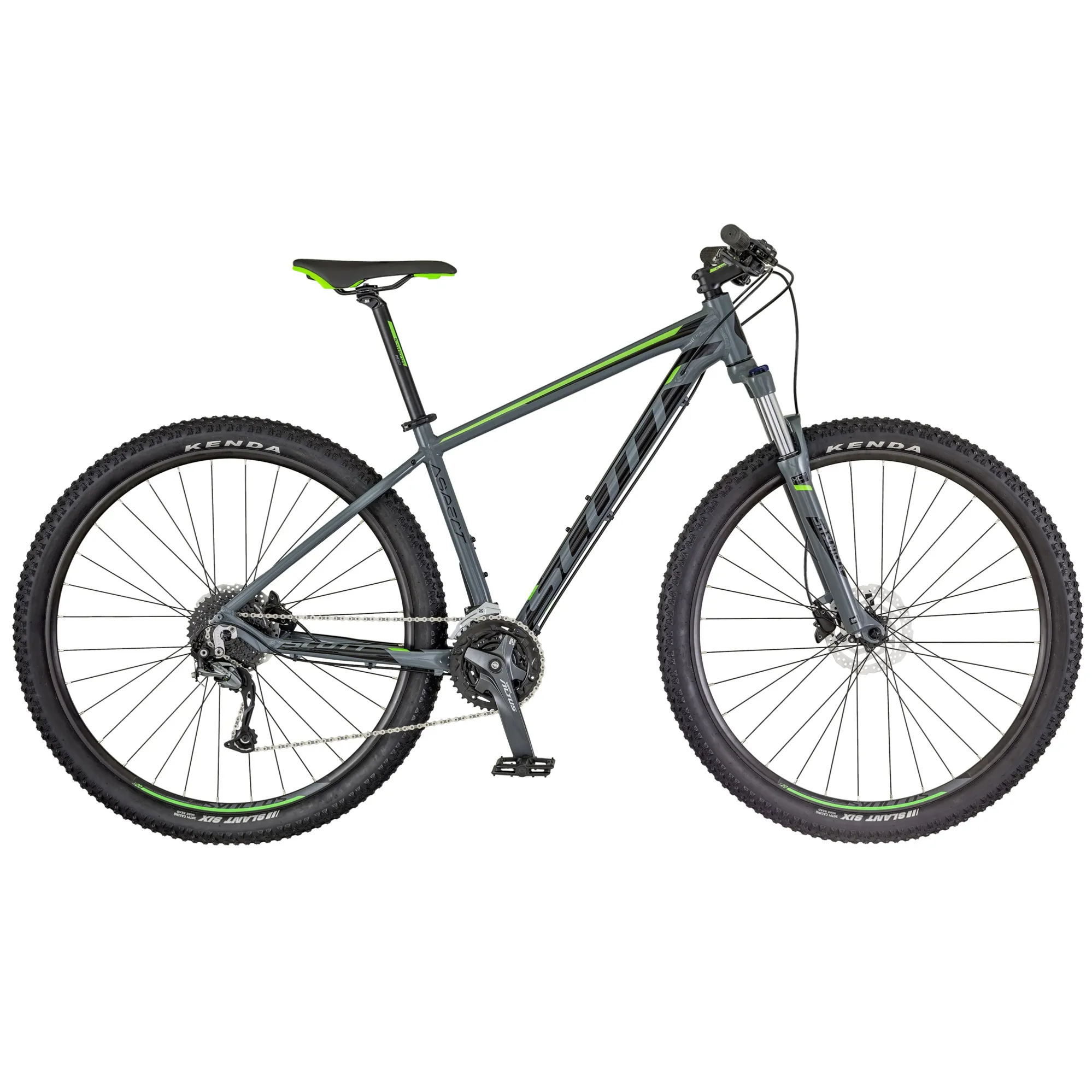 2018 Scott Aspect 740 Mountain Bike Grey/Green