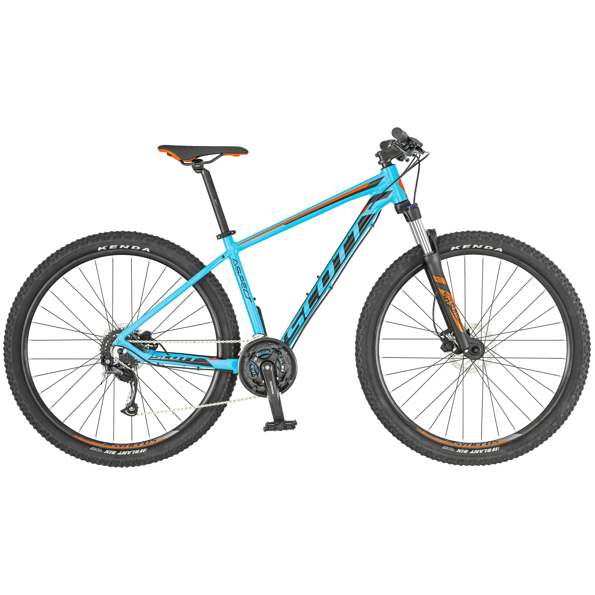 2019 Scott Aspect 950 Mountain Bike Light Blue/Red