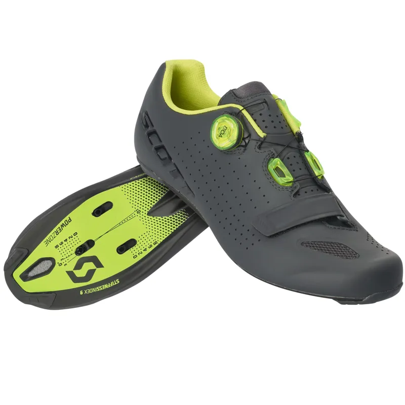 2020 Scott Road Vertec Boa Road Shoe Grey/Neon Yellow