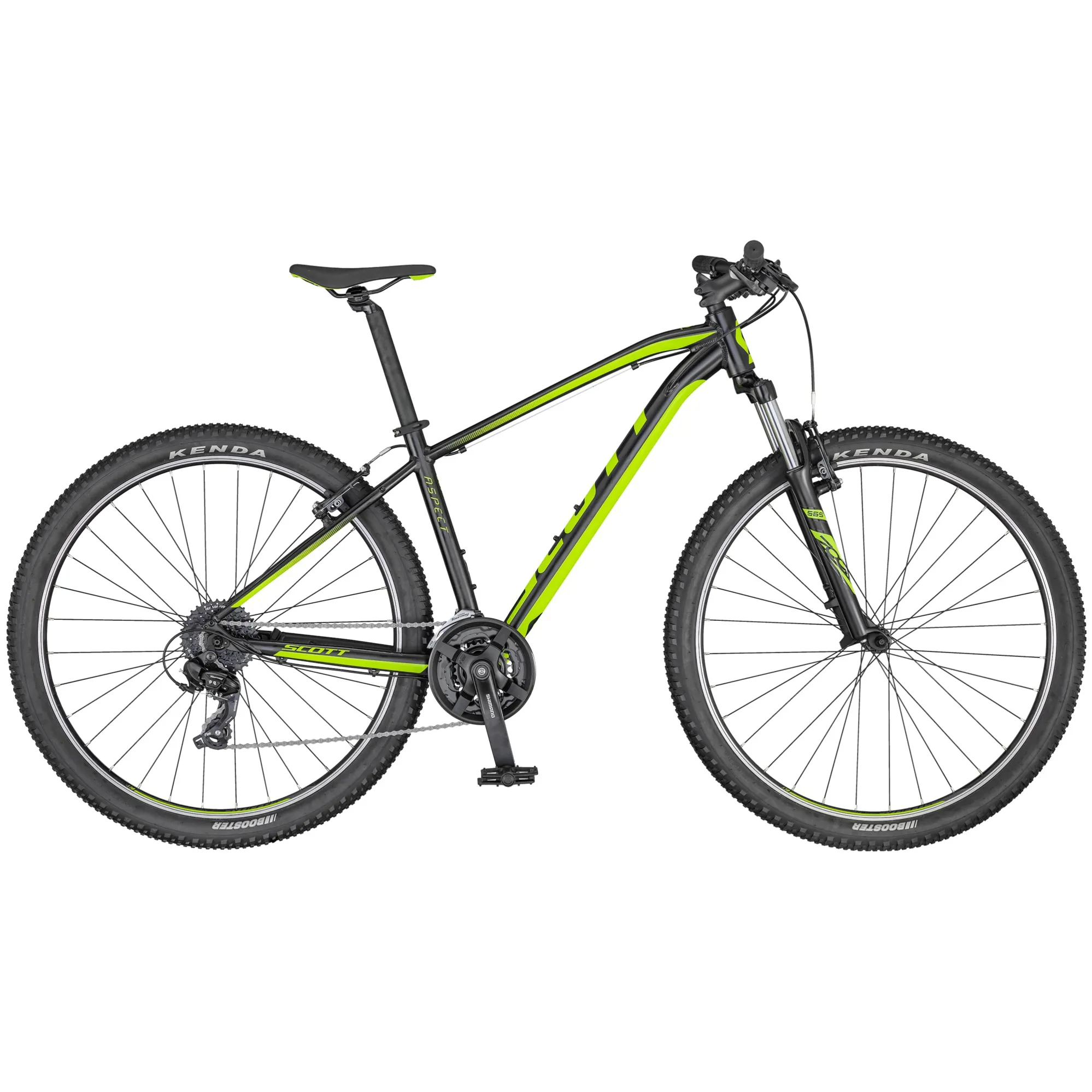 2020 Scott Aspect 980 Hardtail Mountain Bike Dark Grey/Green
