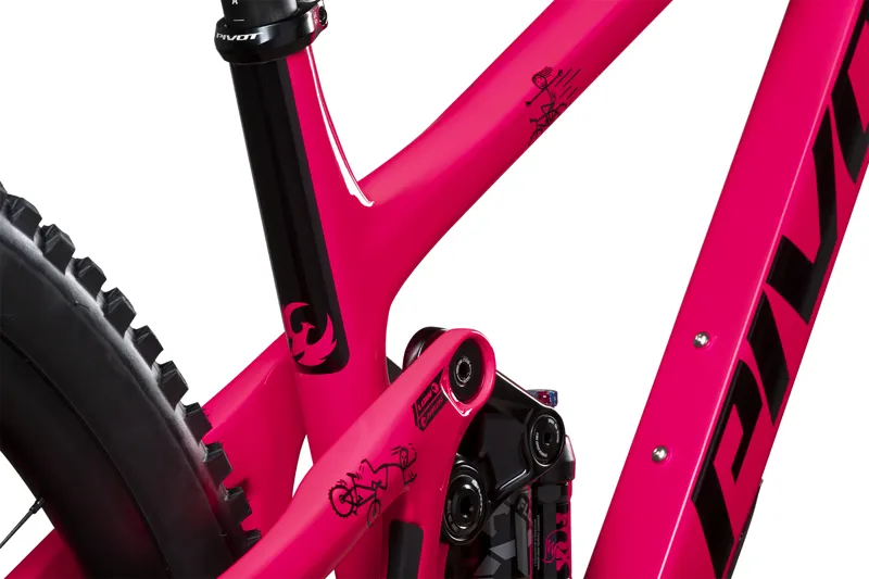 2024 Pivot Cycles Switchblade Team XX Mountain Bike in Pink Talon-6
