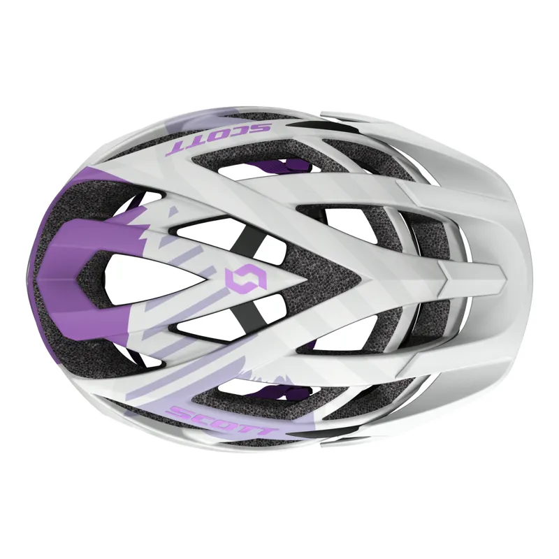 Scott Spunto Kids Helmet White/Purple-2