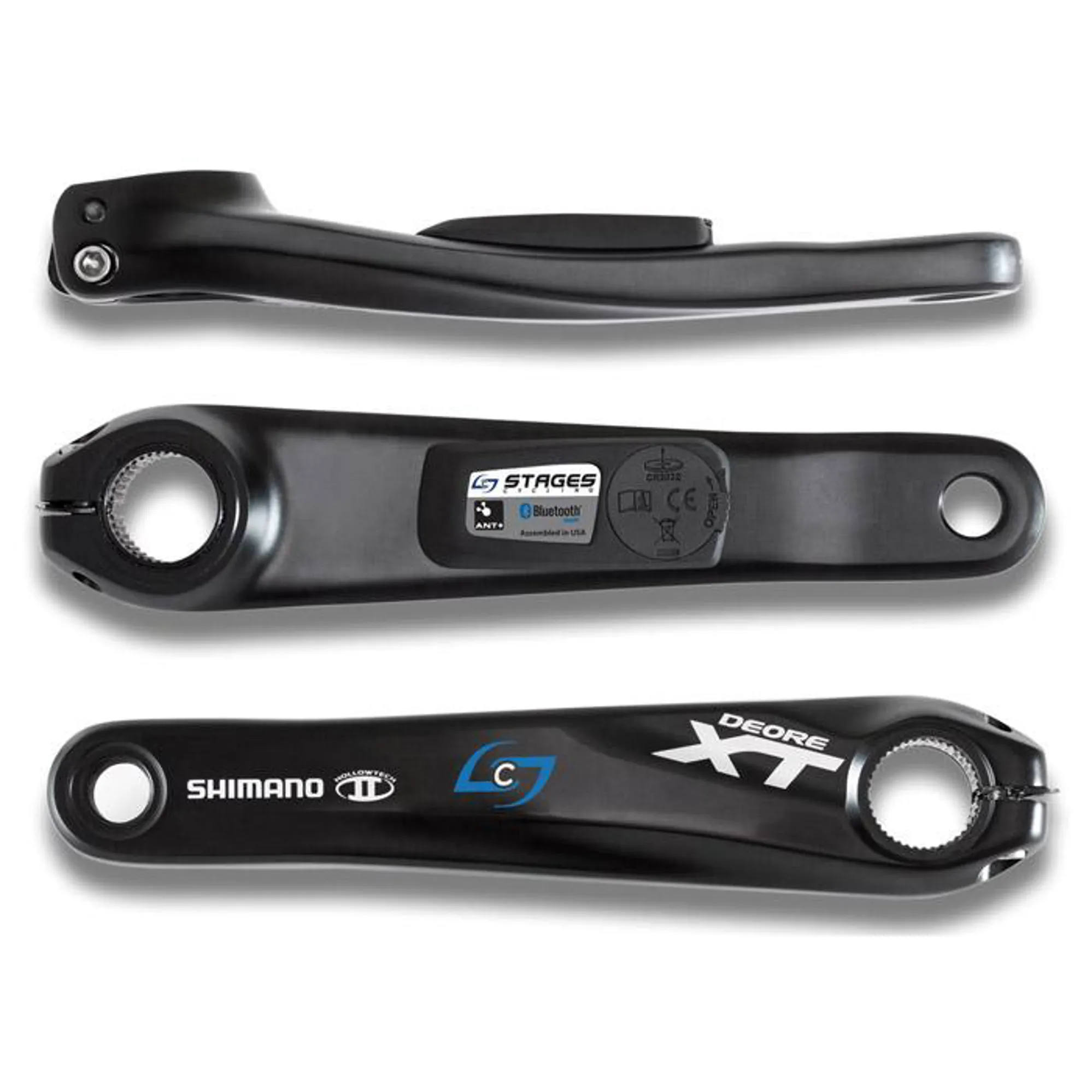 Stages Power Meter Shimano XT M785/780 Black 175mm