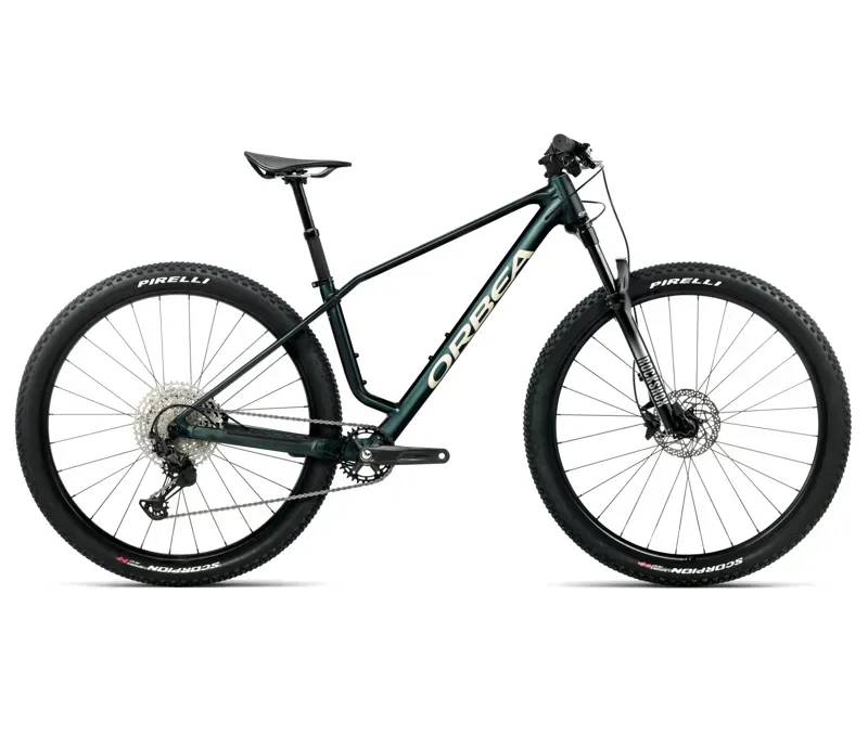 2026 Alma H20 Mountain Bike in Espace Green Matt - Ivory White