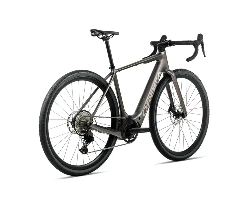 2026 Orbea Denna H50 E-Road Bike in Magnetic Bronze Matt/Nickel Gloss-2