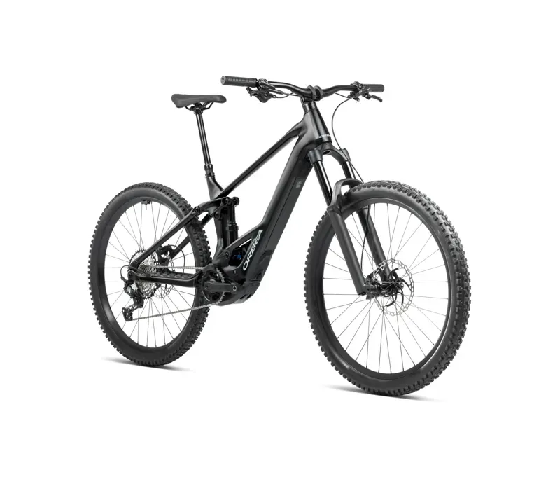 2026 Orbea Wild ST H30 eMTB in Diamond Black - Blue Stone Matt-1