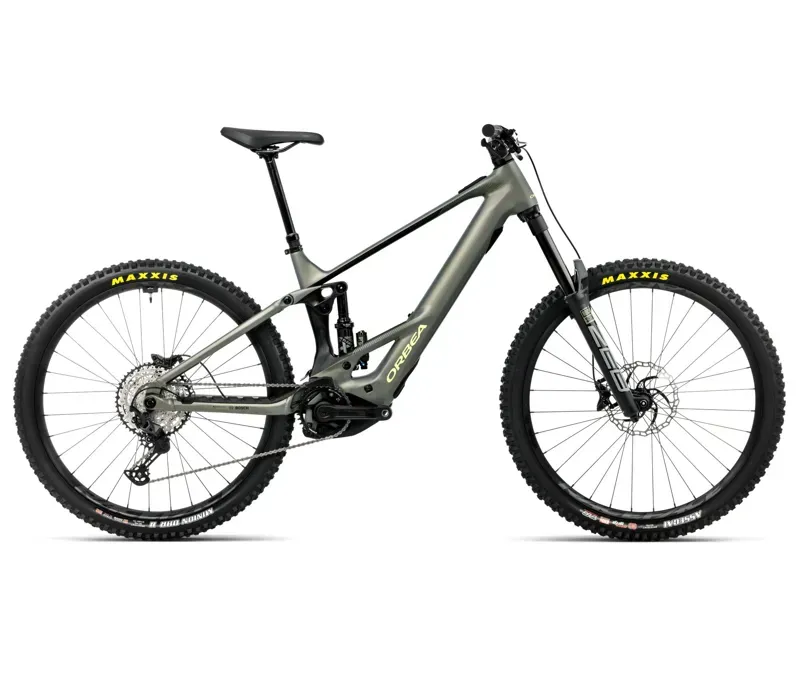 Orbea Wild M H20 Mullet E-MTB in Spaceship Green/Black Matt