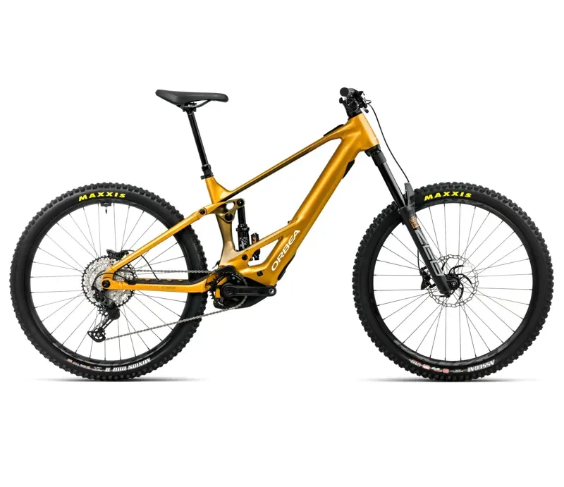 2026 Orbea Wild H20 eMTB in Bumblebee Yellow/Olive Green