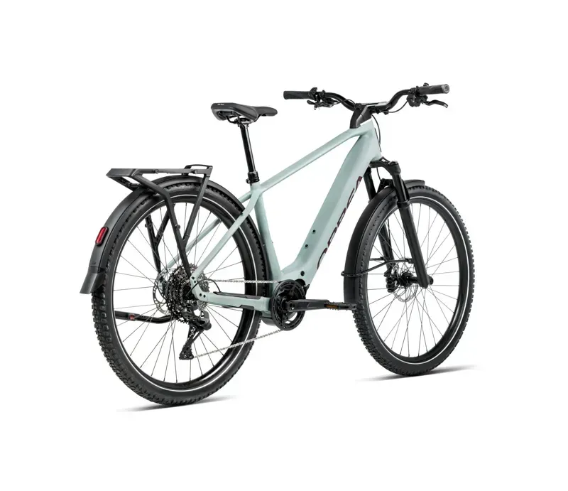 2026 Orbea Kemen Adv 10 E-Hybrid Bike in Blue Stone Matt/Burgundy Gloss-2