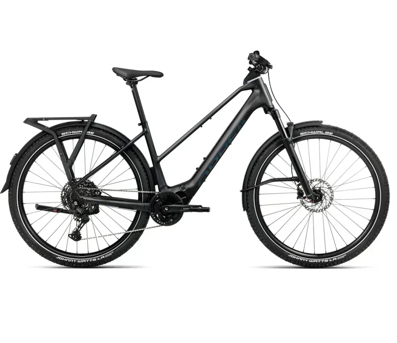 2026 Orbea Kemen Adv 20 Mid E-Hybrid Bike in Diamond Black Matt-Gloss