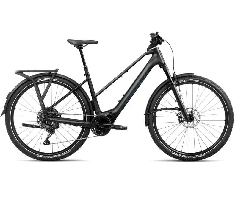 2026 Orbea Kemen Adv 10 Mid E-Hybrid Bike in Diamond Black Matt-Gloss