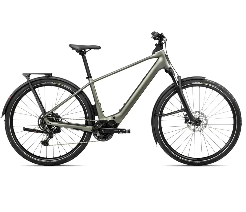 2026 Orbea Kemen Tour 30 E-Hybrid Bike in Spaceship Green Matt