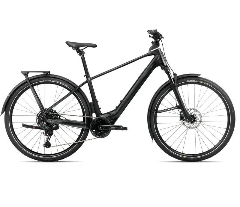 2026 Orbea Kemen Tour 20 E-Hybrid Bike in Diamond Black Gloss