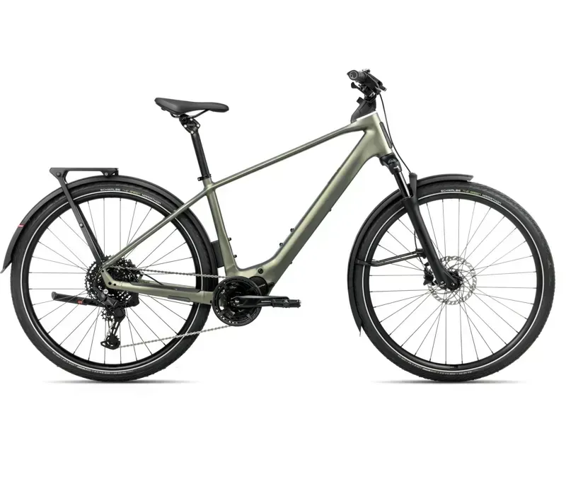 2026 Orbea Kemen Tour 20 E-Hybrid Bike in Spaceship Green Matt