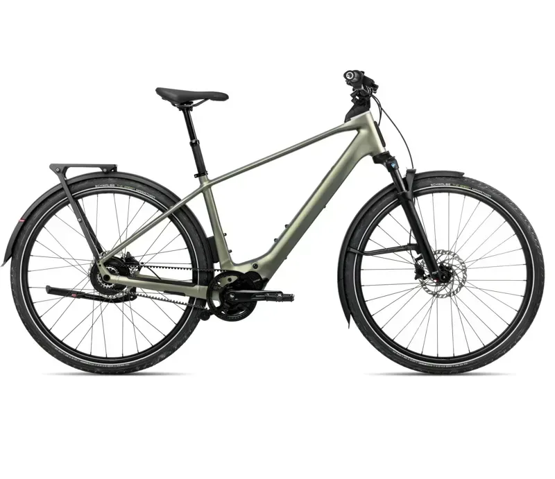 2026 Orbea Kemen Tour 10 E-Hybrid Bike In Spaceship Green Matt