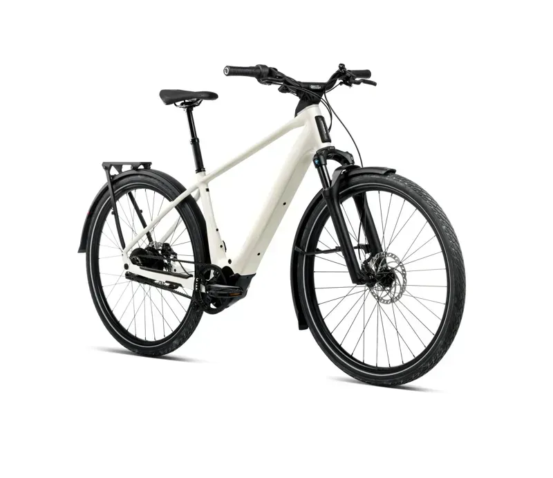 2026 Orbea Kemen Tour 20 E-Hybrid Bike in Ivory White Gloss-1