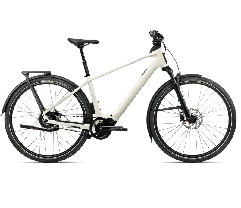 2026 Orbea Kemen Tour 10 E-Hybrid Bike In Ivory White Gloss