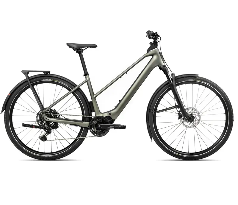 2026 Orbea Kemen Tour 30 Mid E-Hybrid Bike in Spaceship Green Matt