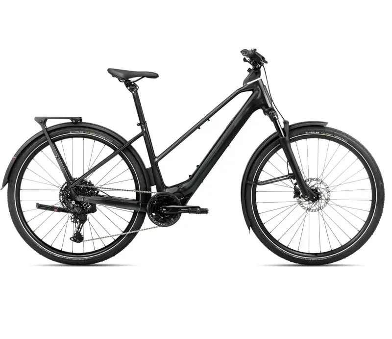 2026 Orbea Kemen Tour 20 Mid E-Hybrid Bike in Diamond Black Gloss