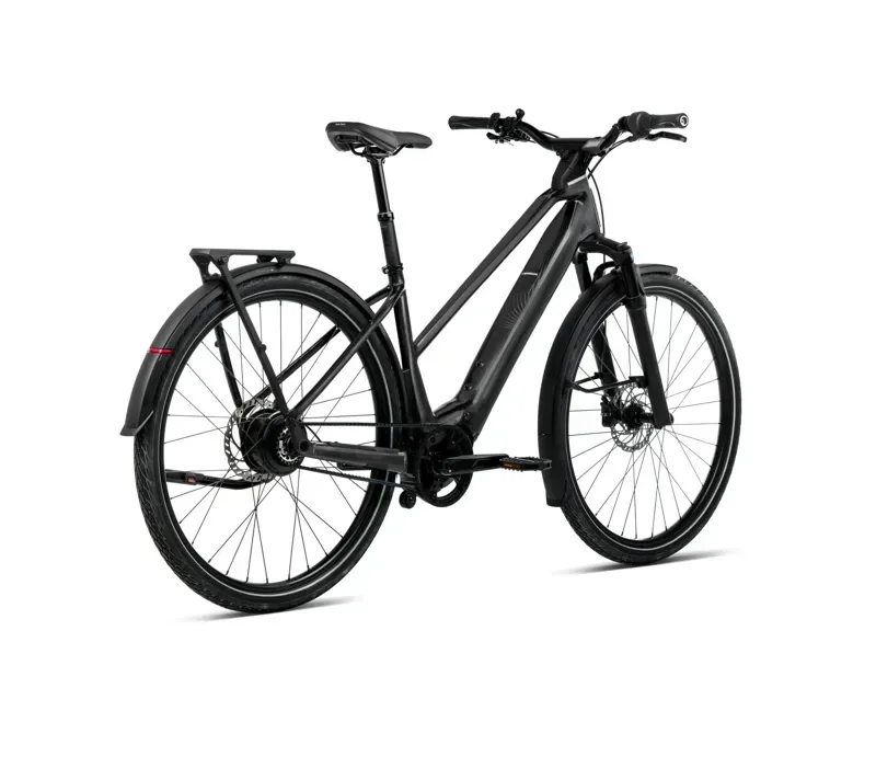 2026 Orbea Kemen Tour 30 Mid E-Hybrid Bike in Diamond Black Gloss-2