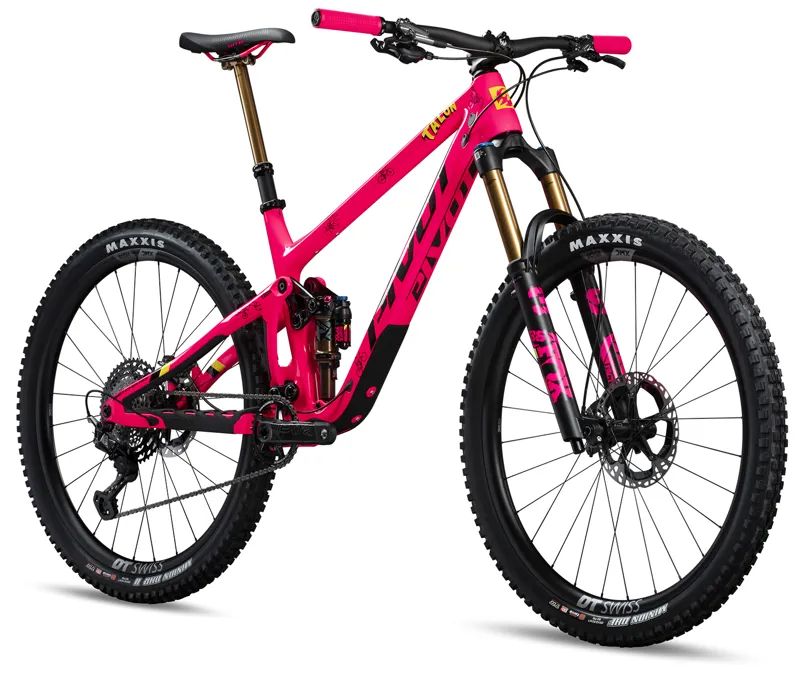 2024 Pivot Cycles Switchblade Team XX Mountain Bike in Pink Talon-1