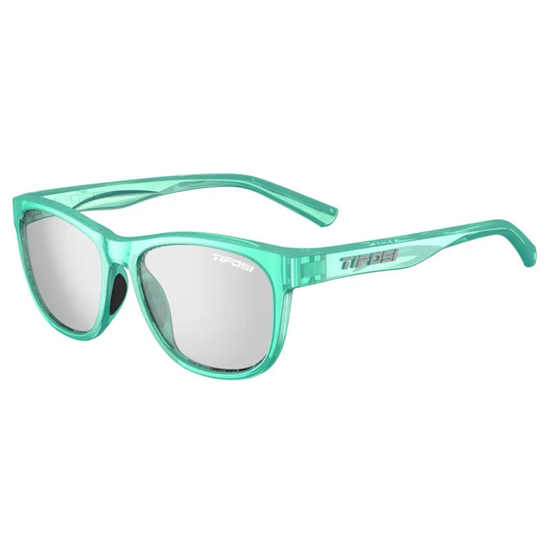 Tifosi Swank Fototec Sunglasses with Photochromic Lens in Aqua Shimmer