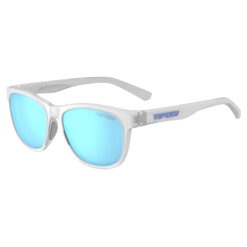 Tifosi Swank Polarised Sunglasses in Satin Clear