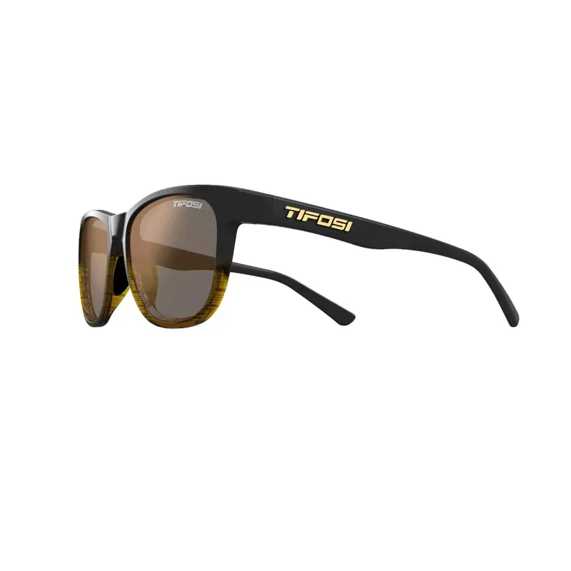 Tifosi Swank Single Lens Sunglasses in Brown Fade / Brown Lens