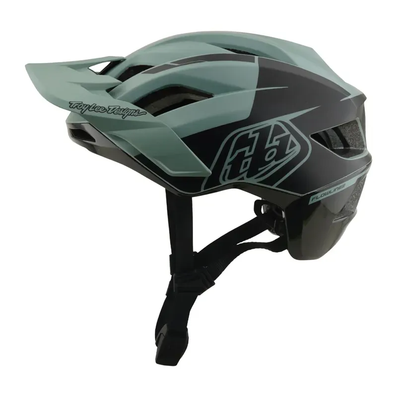 Troy Lee Designs Flowline SE MIPS Helmet in Hydro - Sage/Charcoal-1