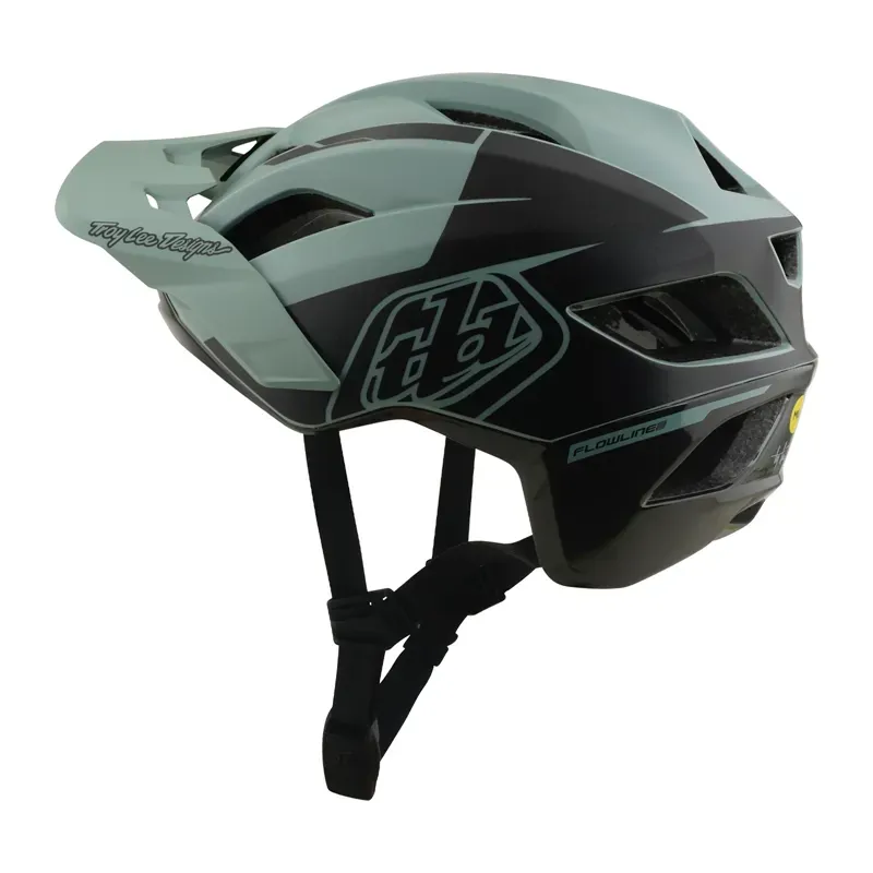 Troy Lee Designs Flowline SE MIPS Helmet in Hydro - Sage/Charcoal-2