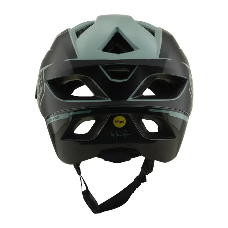 Troy Lee Designs Flowline SE MIPS Helmet in Hydro - Sage/Charcoal-3