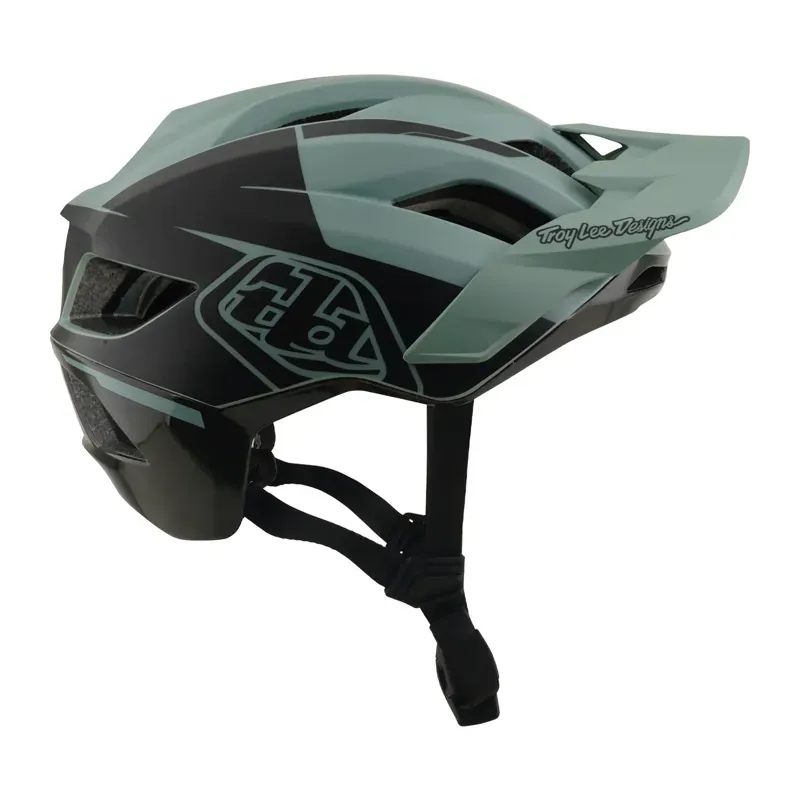 Troy Lee Designs Flowline SE MIPS Helmet in Hydro - Sage/Charcoal-5