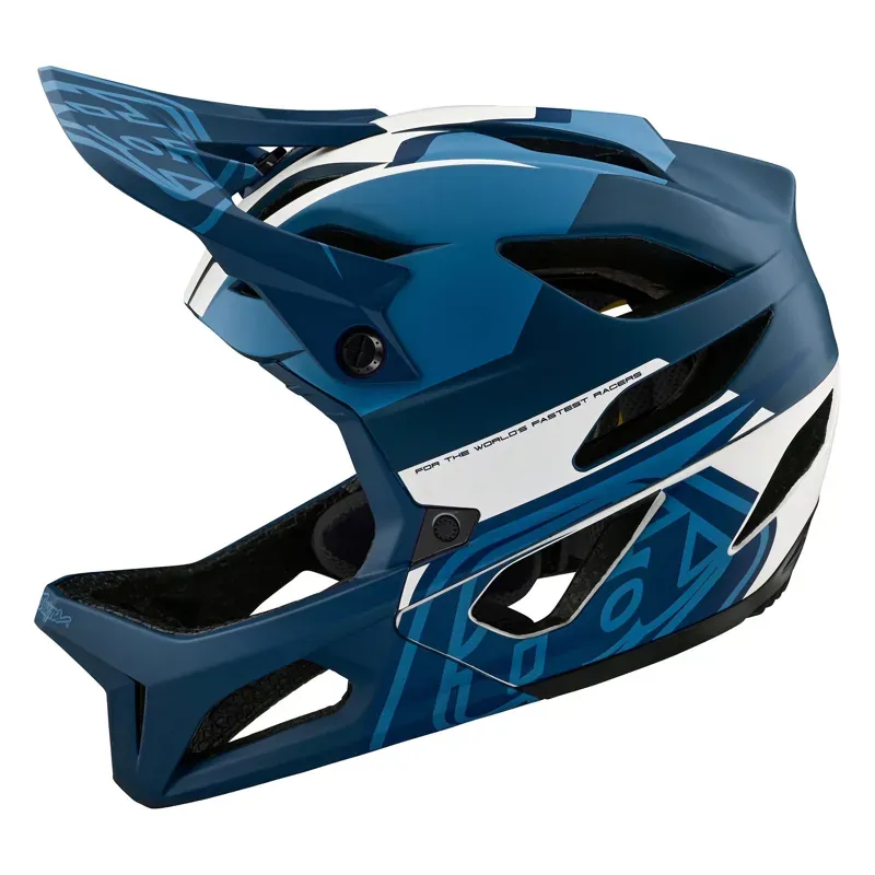 2024 Troy Lee Designs Stage MIPS Helmet Vector Blue