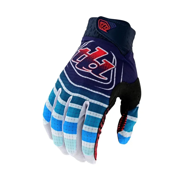 Troy Lee Designs Air Glove In Waves Navy/Red
