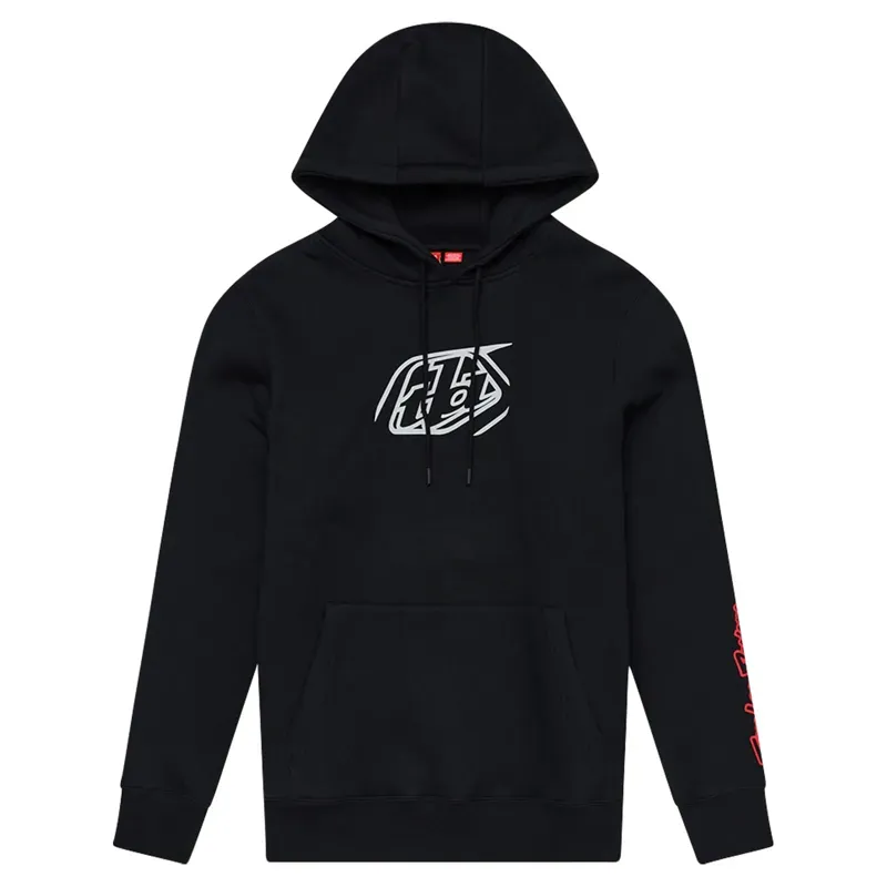 Troy Lee Designs Badge Pullover Hoodie in Black