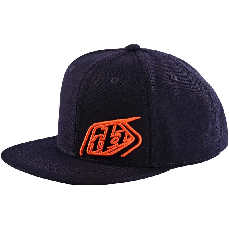 Troy Lee Designs 9Fifty Slice Snapback Cap in Navy/Orange