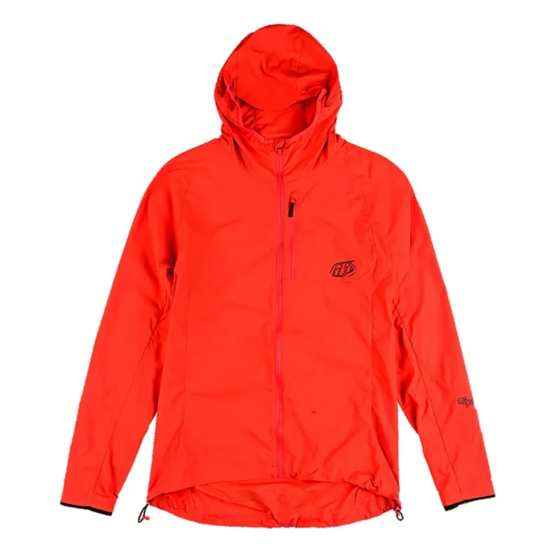 Troy Lee Designs Drift Windbreaker Mono in Fire Orange