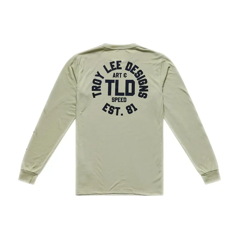 Troy Lee Designs Skyline Long Sleeve Ride Jersey in Stamps Sage-1