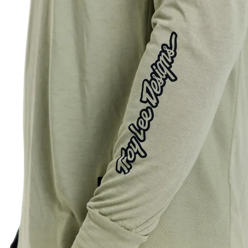 Troy Lee Designs Skyline Long Sleeve Ride Jersey in Stamps Sage-8