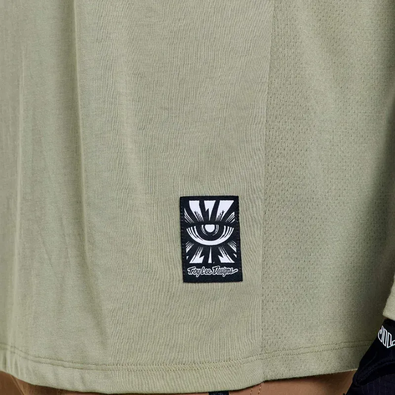 Troy Lee Designs Skyline Long Sleeve Ride Jersey in Stamps Sage-9