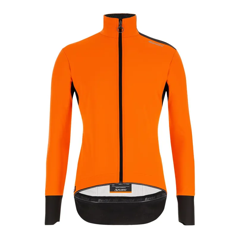 Santini Vega Extreme Jacket Winter Road Jacket Fluro Orange-1